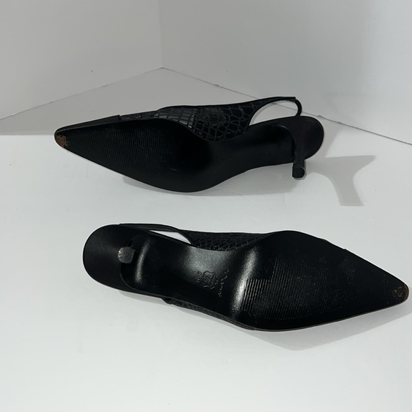 Nina Black 8.5 Woman’s Kitten Heels - Picture 5 of 6